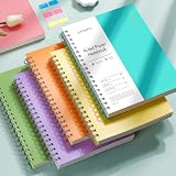 EMSHOI B5 Notebook 300 Pages 150 Sheets Spiral Lined 100gsm LightBlue view 6