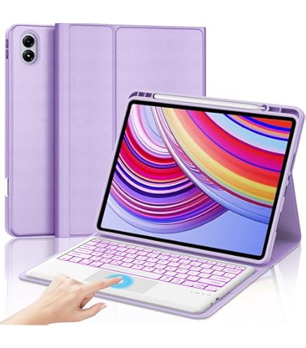 Amazon.com: Lemore for Redmi Pad Pro Keyboard with Case and Mouse