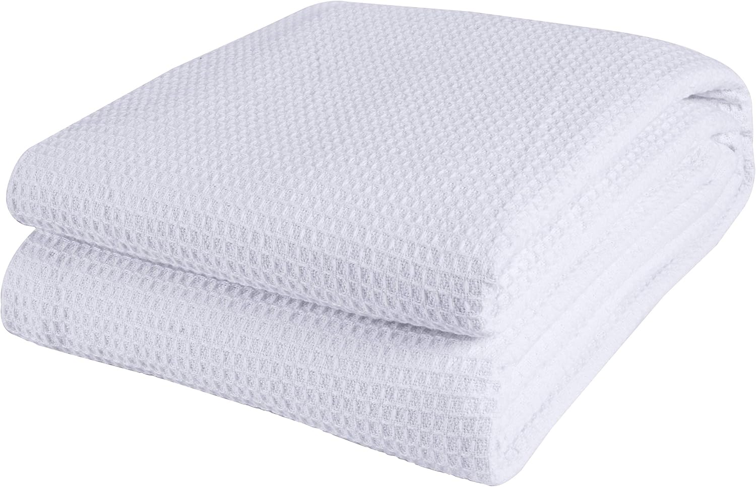 Waffle Cotton Blanket 102x90 KingWhite Blankets & Quilts