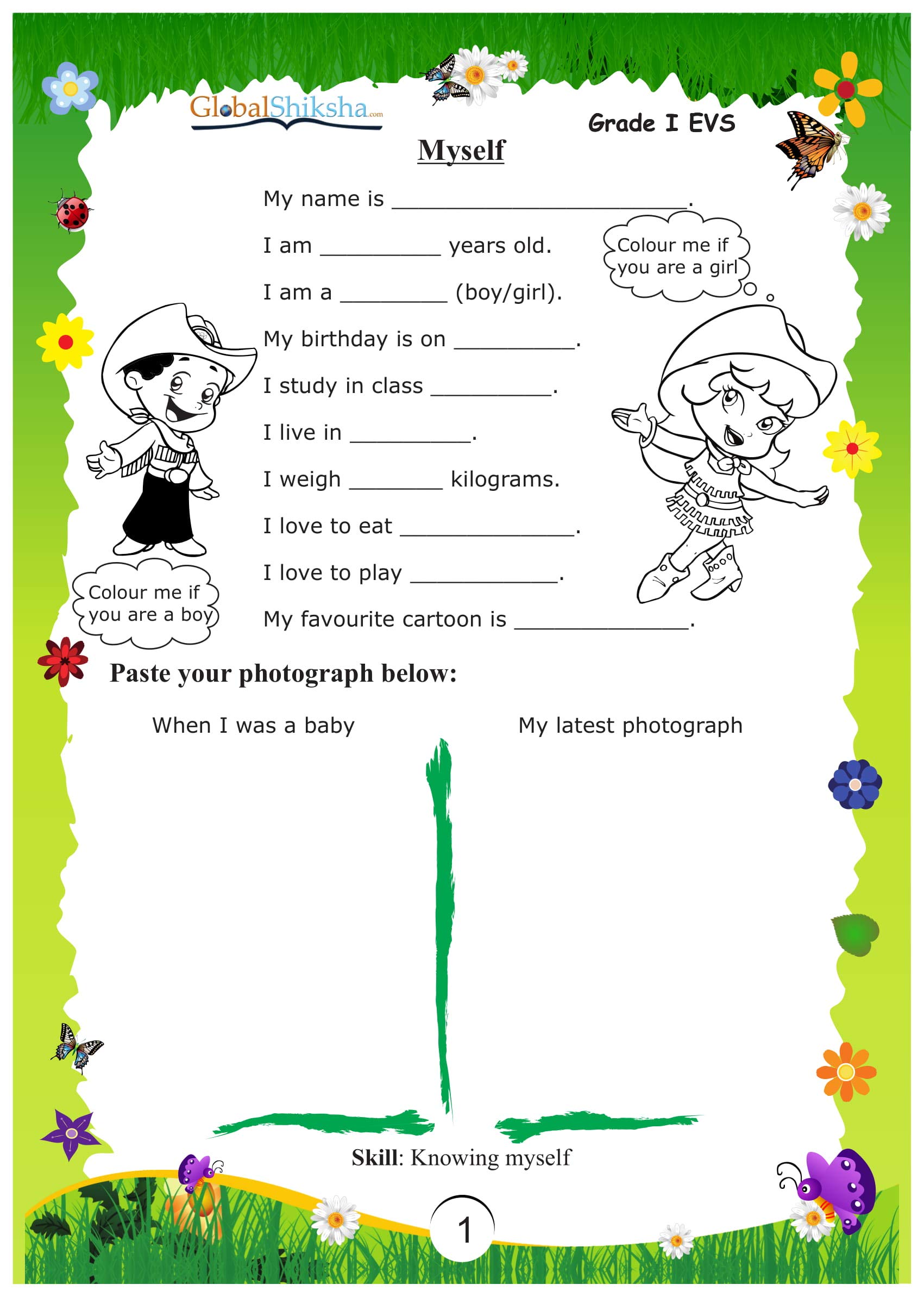 buy global shiksha class 1 enviornmental science evs worksheets for kids cbse icse and other state board class 1 worksheets activity books for 7 8 yrs old kid 280 engaging activity worksheets book online