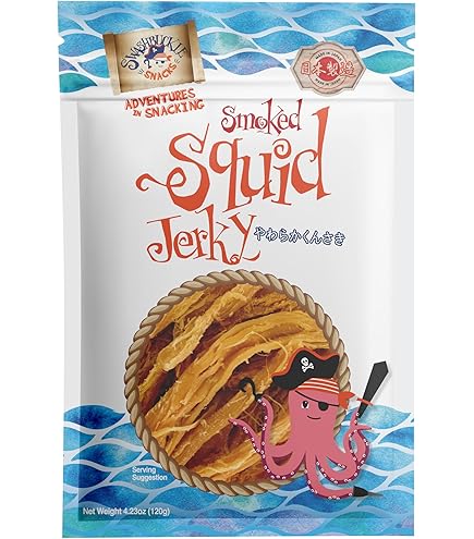 Wel Pac Cuttlefish Saki Ika - 2-Ounce Packs Of 6 Dried Seafood Snacks