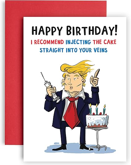 Amazon 誕生日ケーキを静脈に注入 面白いトランプバースデーカード 彼女のための誕生日カード 男性用の誕生日カード トランプのスタッフ お母さんのための面白いバースデーカード 女性のための親友の誕生日ギフト 文房具 オフィス用品 文房具