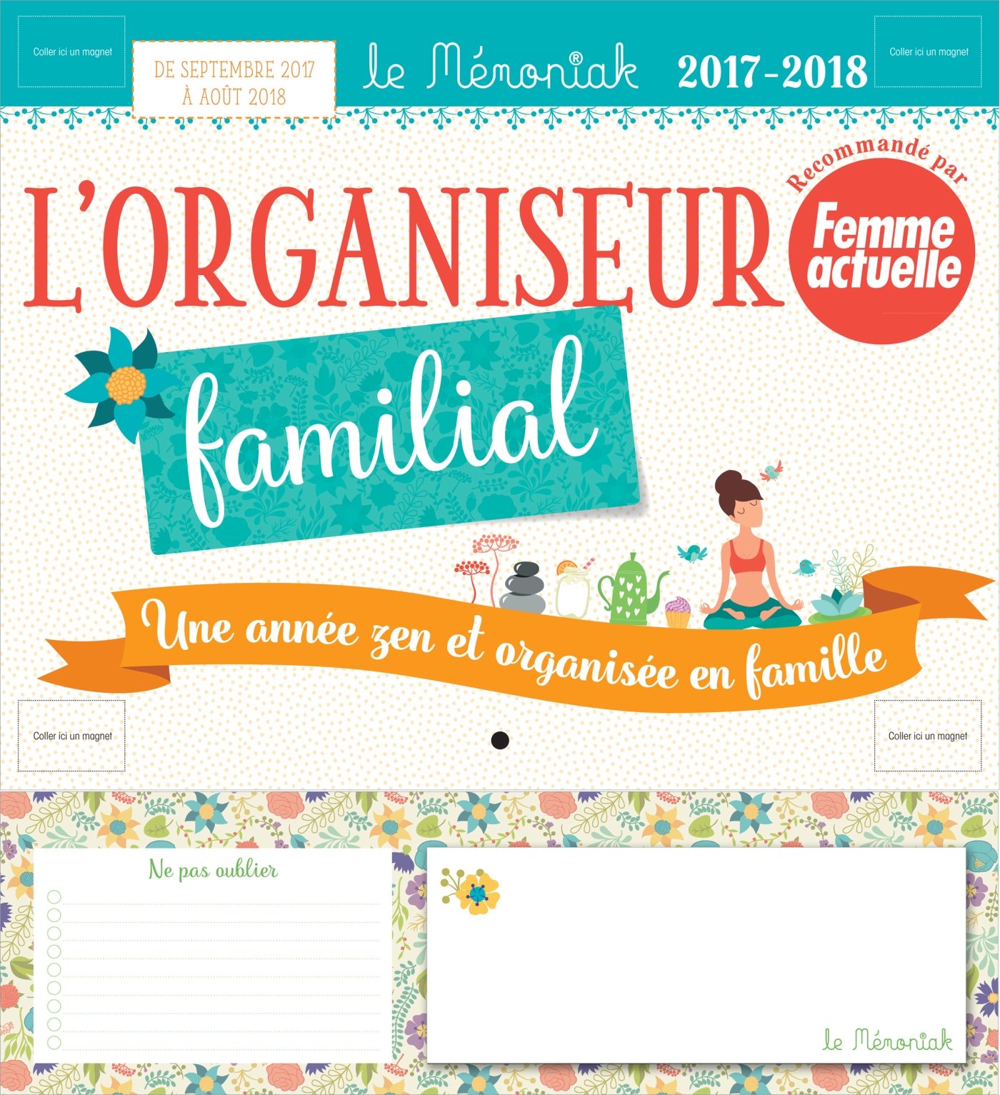 Amazonfr Organiseur Mémoniak Une Année Zen Et Organisée - 