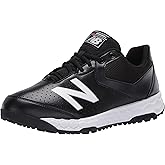 New Balance Men's 950 V3 Umpire Baseball Shoe, MLB Black/White, 10.5 XW US