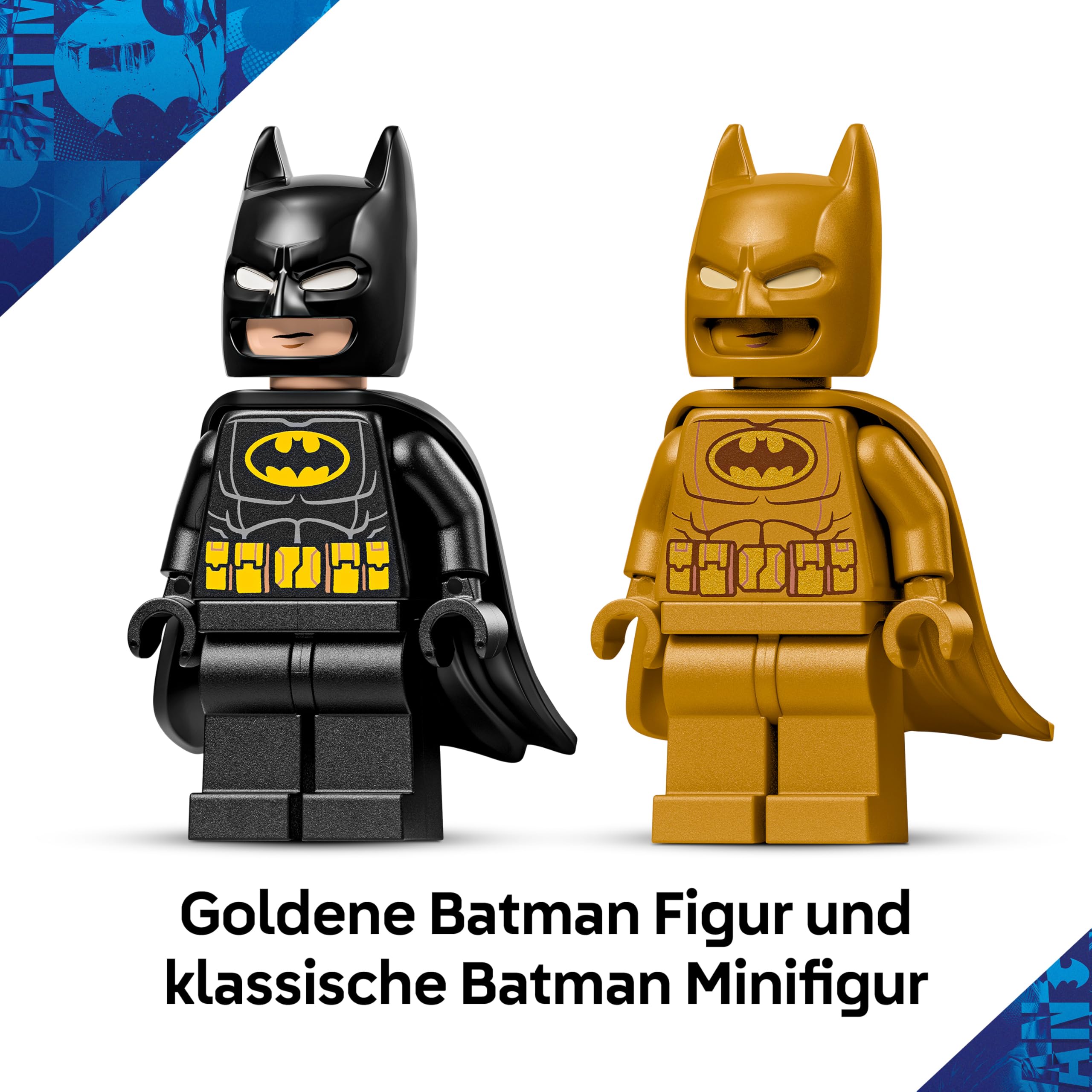 LEGO DC Batman: Batman Logo - Superhelden Spielzeug mit Minifiguren - Kreativer Modellbau für Jungen und Mädchen - DIY Deko für Kinderzimmer - Geschenk für Fans ab 12 Jahren - 76330 6
