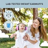 Friday 7Care Baby Ear Protection Pink Noise Cancelling Headphones 0-24m view 4