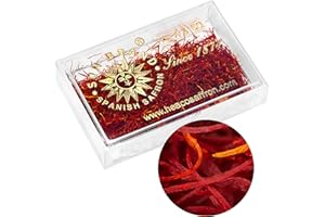 Saffron Threads 1 Gram Package by Sun Brand - Grade A+, Spanish Origin, from HEA&Co