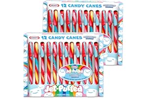 SNACKIVORE Jet Puffed Candy Canes 24 Pack (2 Boxes of 12 Candy Cane Each), Christmas Hard Candy, Crazy Candy Cane Flavors, Candy Cane Candy, Weird Candy Cane Flavors