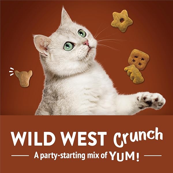 FRISKIES PARTY MIX – WILD WEST CRUNCH – 2.1 OZ