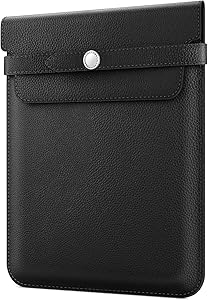 Fintie 9-11 Inch Tablet Sleeve with Stylus Holder, Protective Cover Case Compatible with iPad Pro 11 2020/2018, iPad 10.2, iPad Air 3rd/Pro 10.5, iPad 6th/5th Gen, Samsung Tab A 10.5/S4 10.5, Black