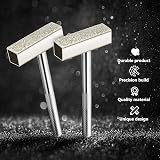 Mudder 3pk Diamond Grinding Wheel Dresser Stone Dresser for Bench Grinder Silver view 7