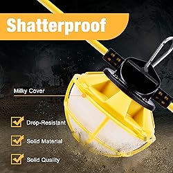 G GJIA 50FT Construction String Lights with