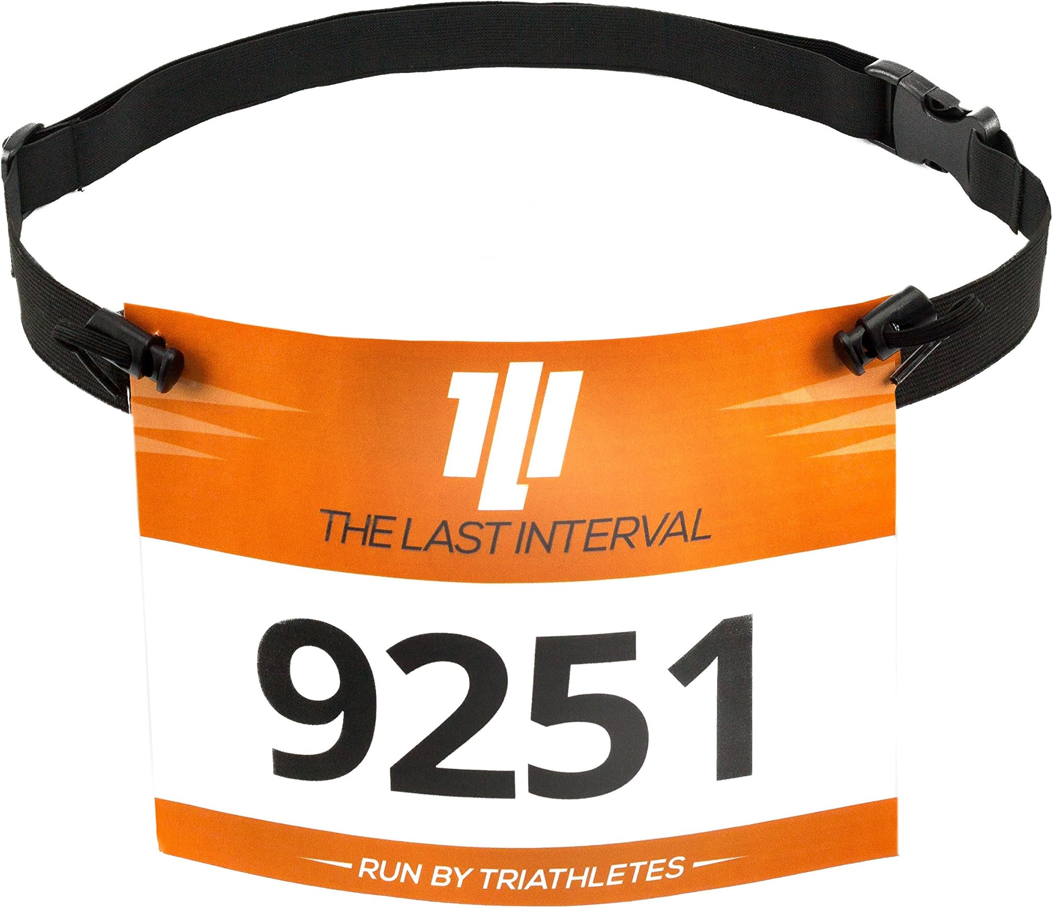 TLI Race Belt for Running, Cycling, Triathlon - Lightweight - Race Day Ready Triathlon Race Belt Designed for Speed, Ease of Use, and Convenience