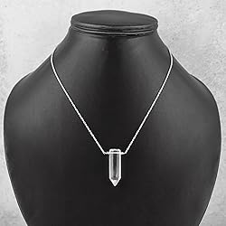 Sunshinegems Natural Clear Quartz Faceted Tower