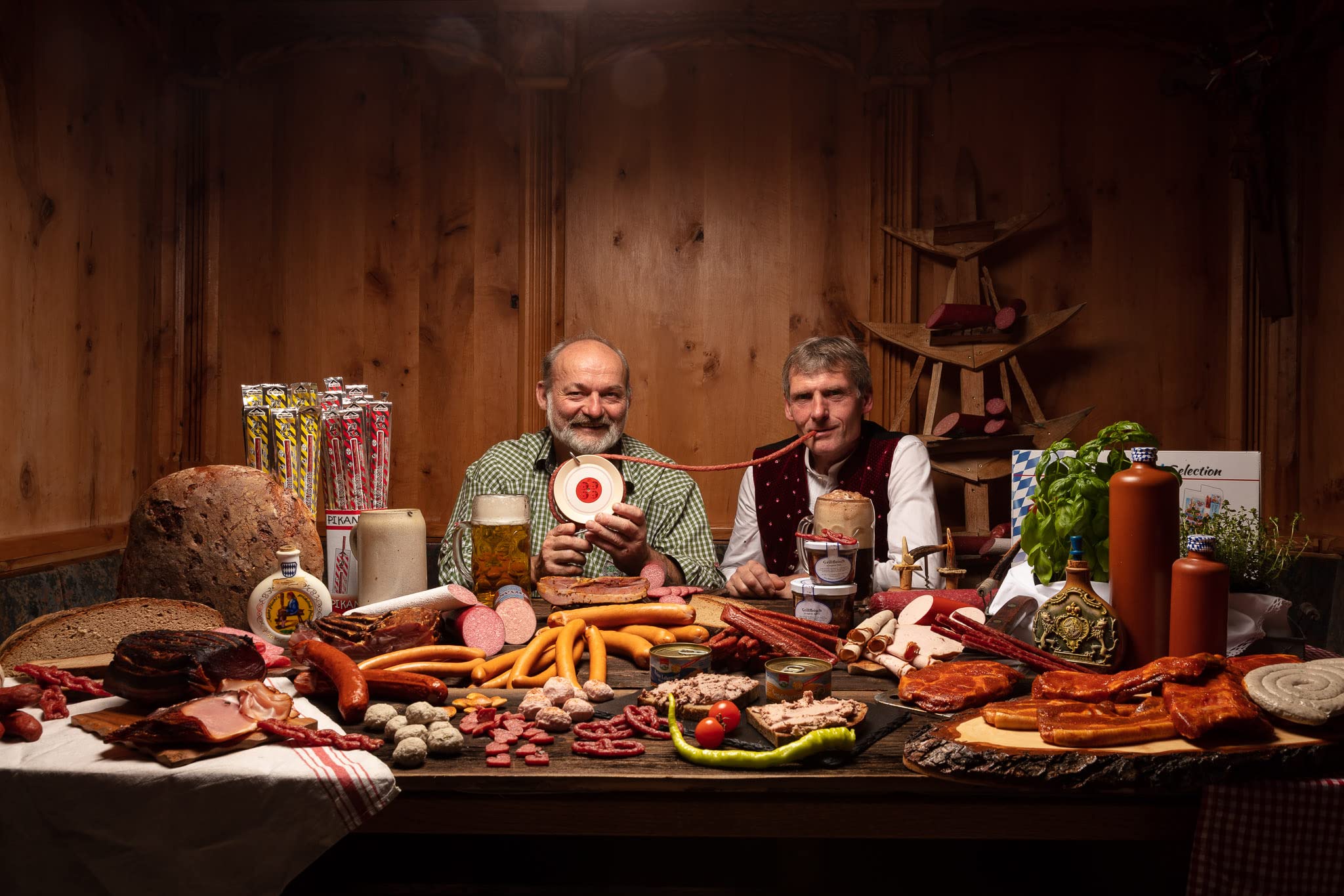 WURSTBARON® Scharfe Wurst Kabeltrommel 3,5m scharfe Chorizo Wurst nach Krakauer Art, hochwertige Qualität und würziges Aroma, lustiges Geschenk, 240 g 6