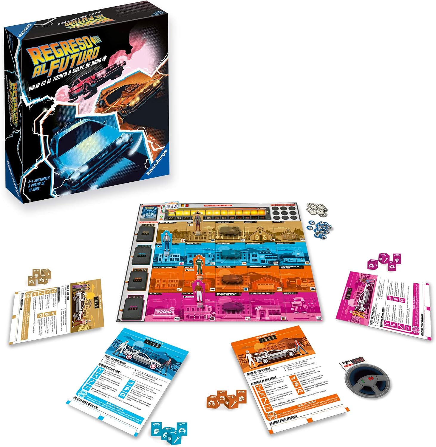 Ravensburger - Back To The Future, Spanish Version, Light Strategy Game, 2-4 Players, Recommended Age 10+, Multicolor (26894) - Image 5