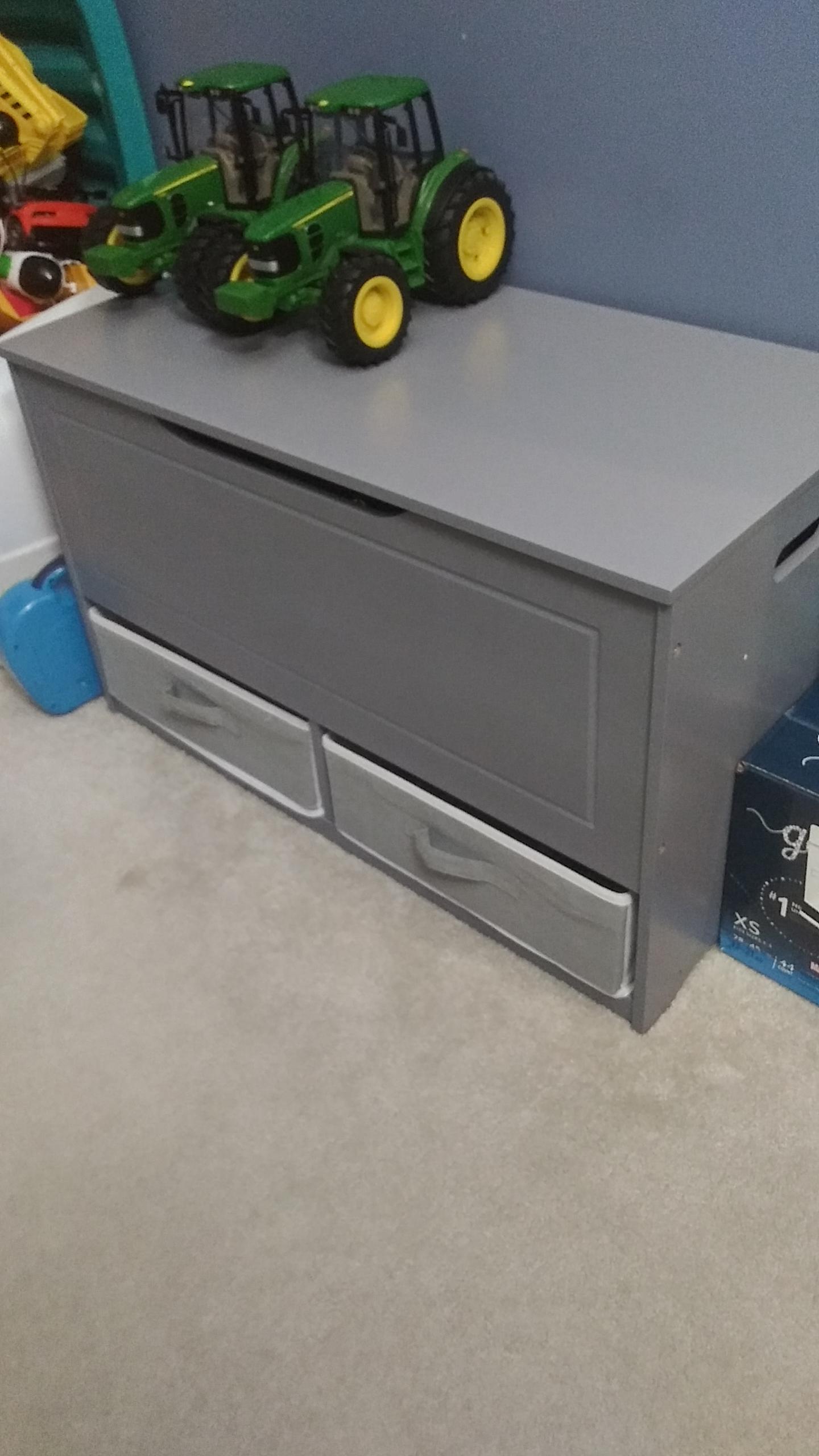 19/mo Finance Up and Down Toy and Storage Box with 2 Basket Drawers