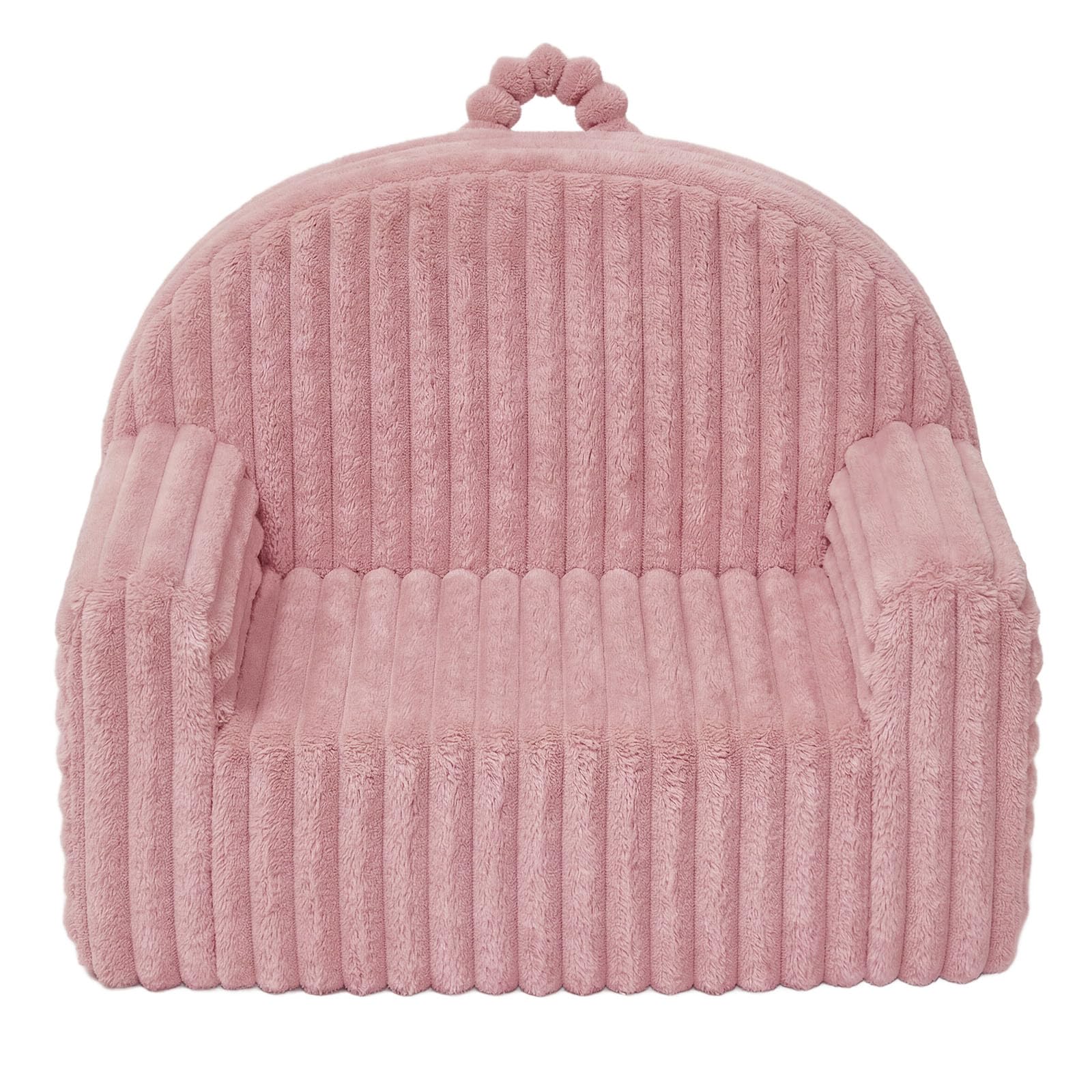 Blissful Diary Toddler Chair, Snuggly Soft Kids Sofa Chair, Supportive Toddler Couch for Girls and Boys, Kids Furniture for Baby Gift,Blush Pink Image