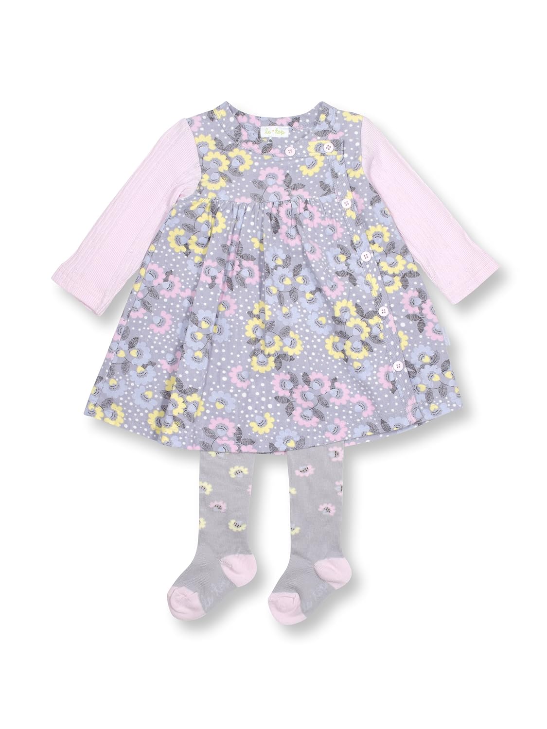 baby dress and tights set