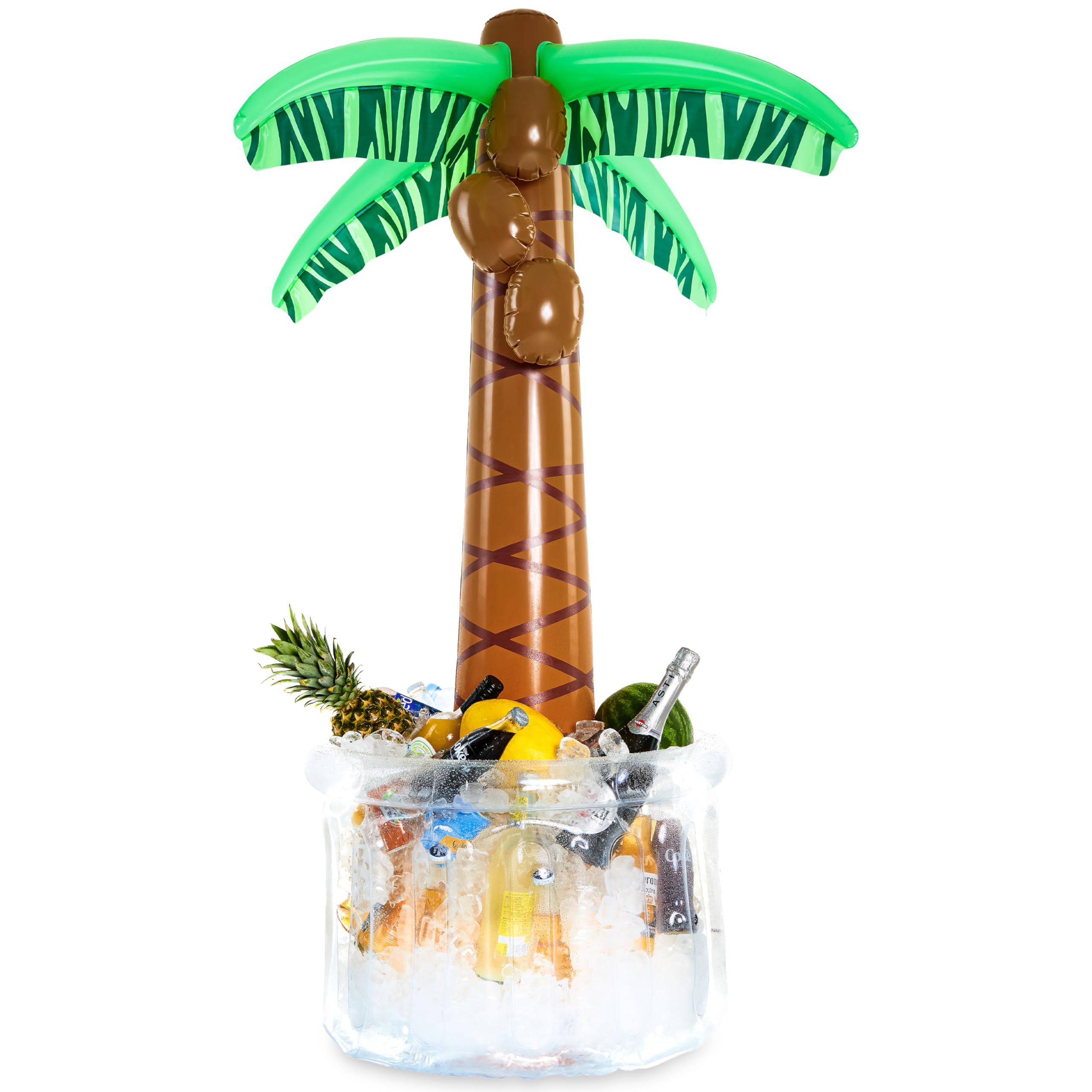 KreativeKraft Inflatable Palm Tree, Tiki Party Accessories - Beach Party Decorations