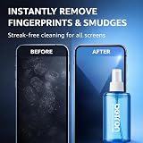 Betron Screen Cleaner Spray 200ml Kit with Microfiber Wipes & Brush view 5