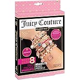 Make It Real - Juicy Couture Pink and Precious Bracelets - DIY Charm Bracelet Making Kit - Friendship Bracelet Kit with Charms, Beads & Cords - Arts & Crafts Bead Kit for Girls - Makes 8 Bracelets