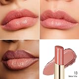 Oulac Nude Peach Lipstick Moisture Shine Hydrating Vegan Cruelty-Free Dolce view 3