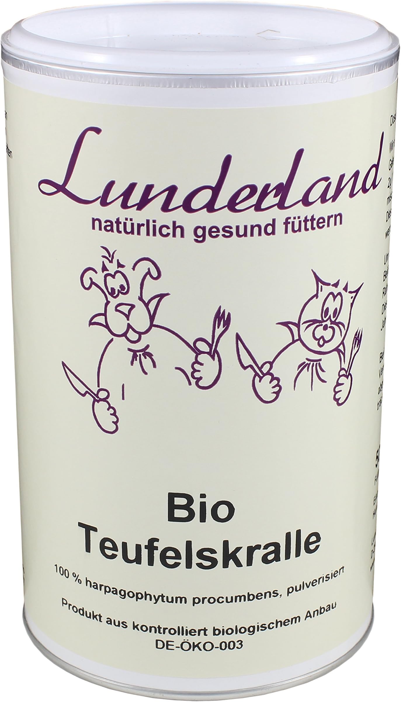 LUNDER Land – Organic Devil's Claw 500 g Pack of 1 x 500 g