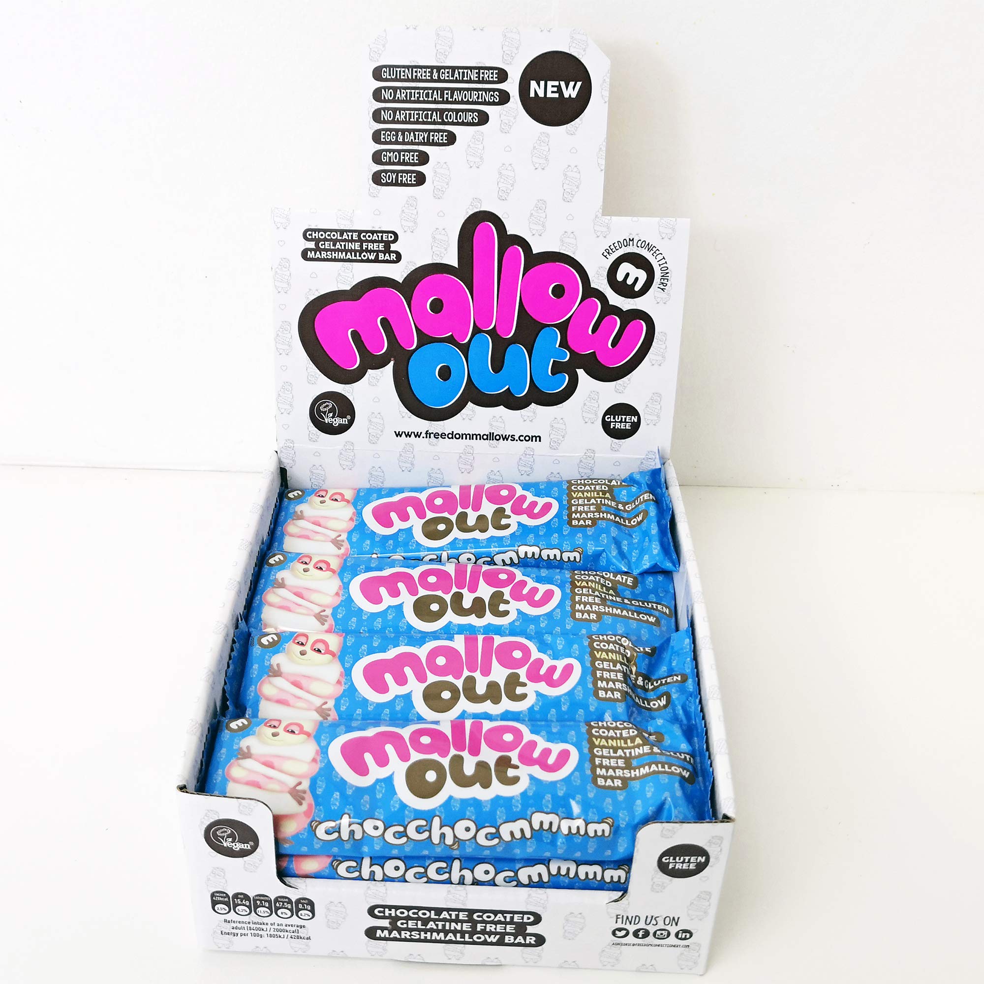 Buy Freedom Confectionery Mallow Out Vanilla Flavour Vegan Marshmallow