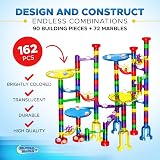 Marble Mania Marble Run 162 Pieces with Storage Tub Educational STEM Toy view 5