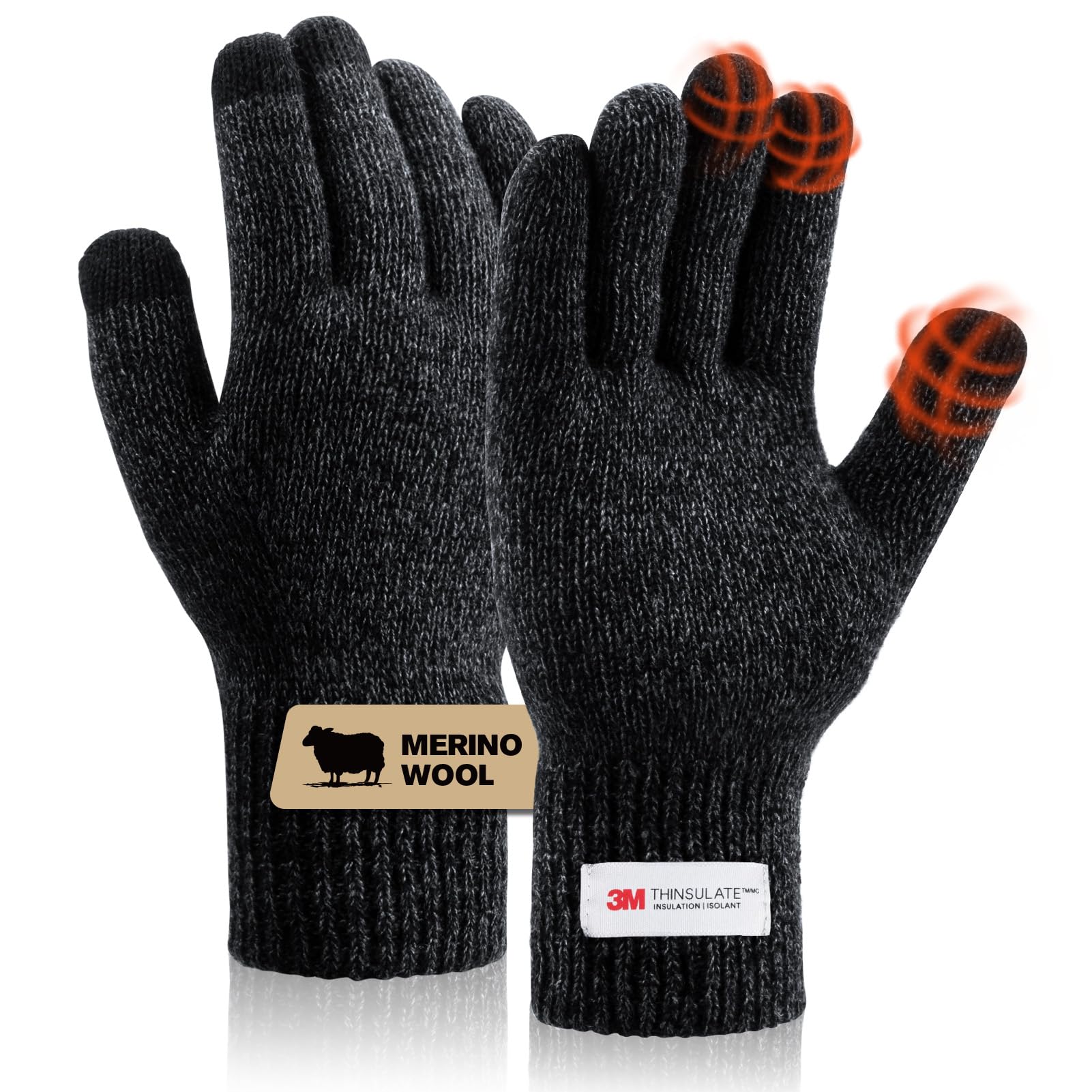 Indiamart Wool Touch Screen Gloves SONORAN Merino Winter Gloves