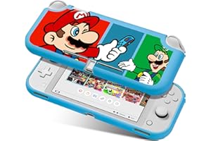 Xcitifun Protective Case Designed for Nintendo Switch Lite Soft TPU Cases for Girls Boys Kids Cute Kawaii Character Cartoon Protect Shell Compatible with Nintendo Switch Lite Cover - Blue Brother