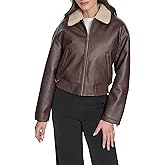Levi's Women's Faux Leather Bomber With Laydown Collar