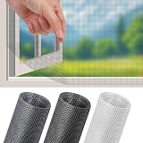 Flintronic 130x150cm Fiberglass Insect Screen Mesh for Windows Grey view 8