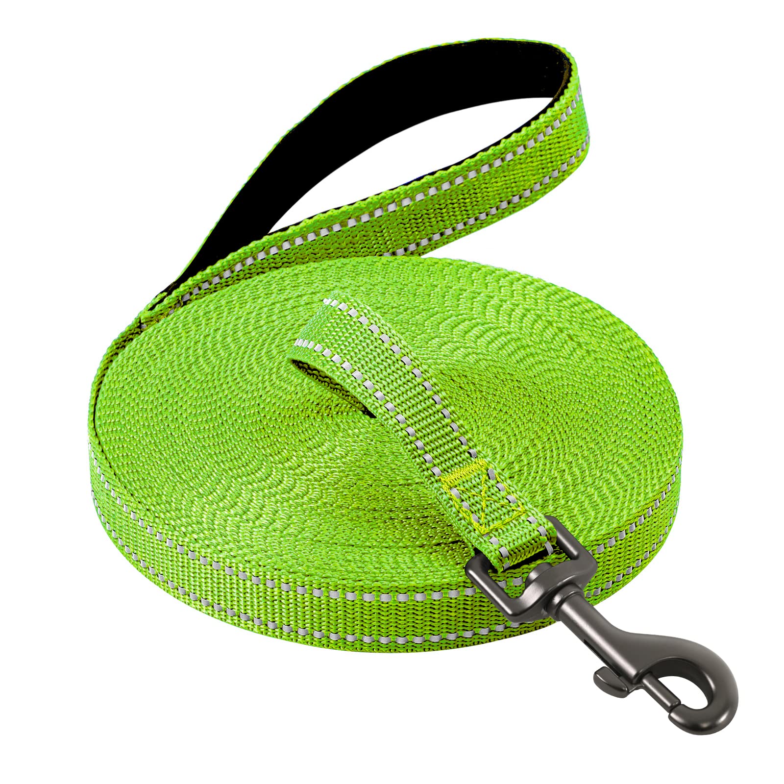 COMSLE Long Leads for Dog Training, 3m/5m/10m/15m/20m Strong Extra Long Line Dogs Lead with Handle, Light Nylon Puppy Training Lead Dog Leash for Pet Recall Tracking Obedience Camping Play Outdoor