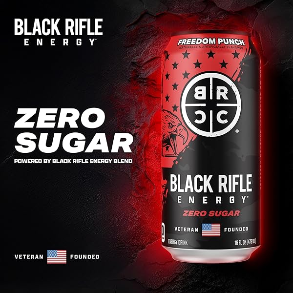 BLACK RIFLE COFFEE COMPANY FREEDOM PUNCH, 16 OZ, 12 CT