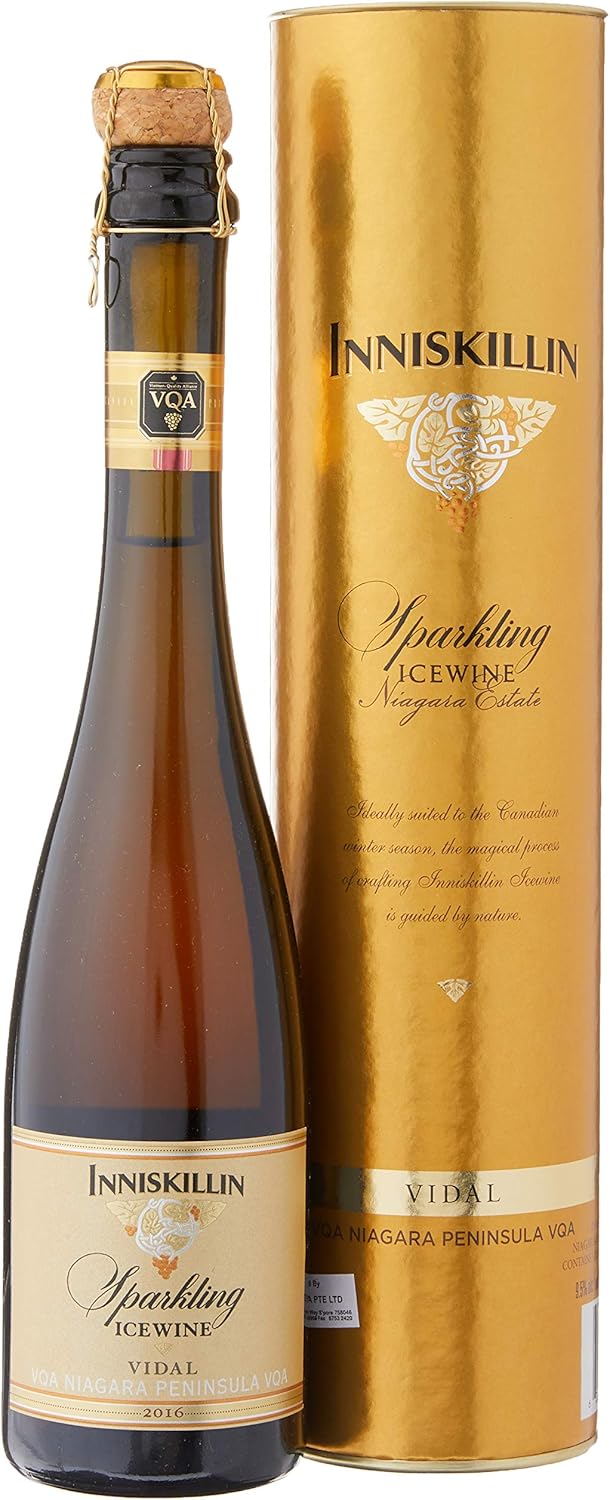 Amazon Co Jp イニスキリン スパークリング ヴィダル アイスワイン 17 Inniskillin Sparkling Vidal Icewine 17 アイスワイン カナダ 375ml ドラッグストア