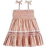 Mud Pie Baby Girls Children's Smocked Check Dress