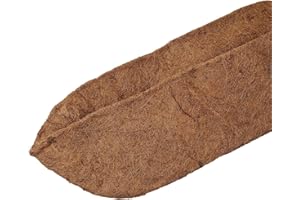 Natural Coconut Fiber Half-Moon Liner Trough for Hanging Baskets – 24/30/36/48 Inch Diameter, Moisture-Retaining, Garden Deco