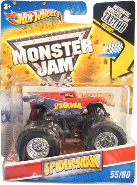 spiderman monster truck toy