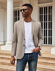COOFANDY Men Casual Blazer Jacket Lightweight