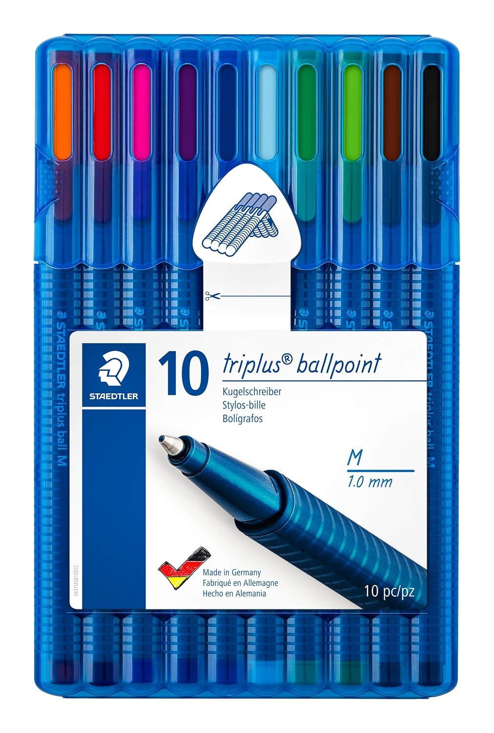 Staedtler Kugelschreiber 0,3 Mm – 3er Set, Schwarze Tinte, Flugzeugsicher