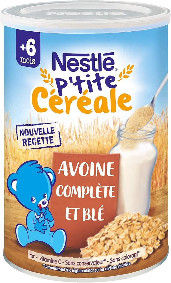 Nestle Bebe P Tite Cereale Avoine Complete Et Ble Boite De 400g Des 6 Mois Amazon Fr Epicerie