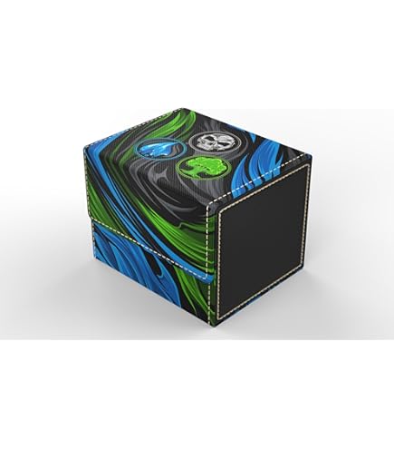 Amazon.com: Realm Guard - 100ct Textured Matte TCG/MTG Card Art Sleeves  (Black Green Blue) : Toys & Games