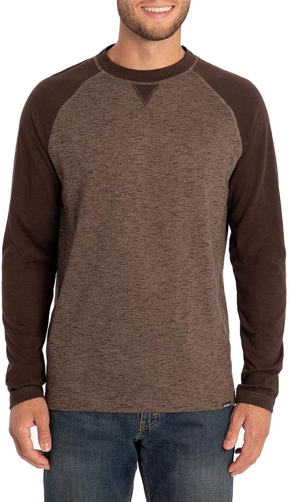 eddie bauer men's raglan long sleeve tee