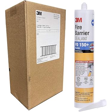 3M Fire Barrier Sealant FD 150+ Red – 20 Fl Oz, 4-Hour Firestop For Penetrations & Joints