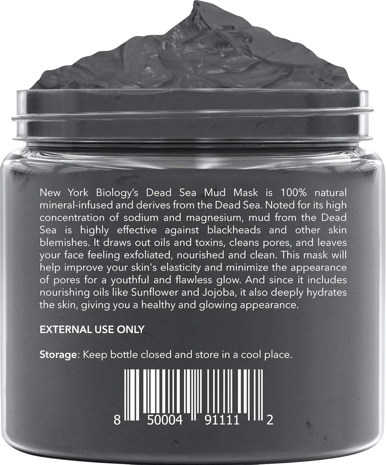 New York Biology Dead Sea Mud Mask for Face and Body - Spa Quality Pore Reducer for Acne, Blackheads and Oily Skin - Tightens Skin for A Healthier Complexion - 8.8 oz… : Beauty