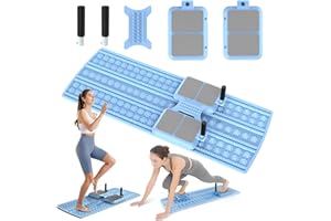 BESTOKAY Pilates Equipment Board, Reformer Set,Flo Portable Reformer,Home Pilates Equipment,ab Exercise Board,Maquina de para casa (Blue)