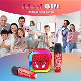 Braxel Spider Karaoke Machine 2 Wireless Mics Bluetooth LED Lights Kids Toy view 7