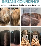 Hair Genetics Root Touch Up Dark Brown Concealer for Grey Roots Eyebrows view 4